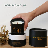 WIX Noir Holiday Candle