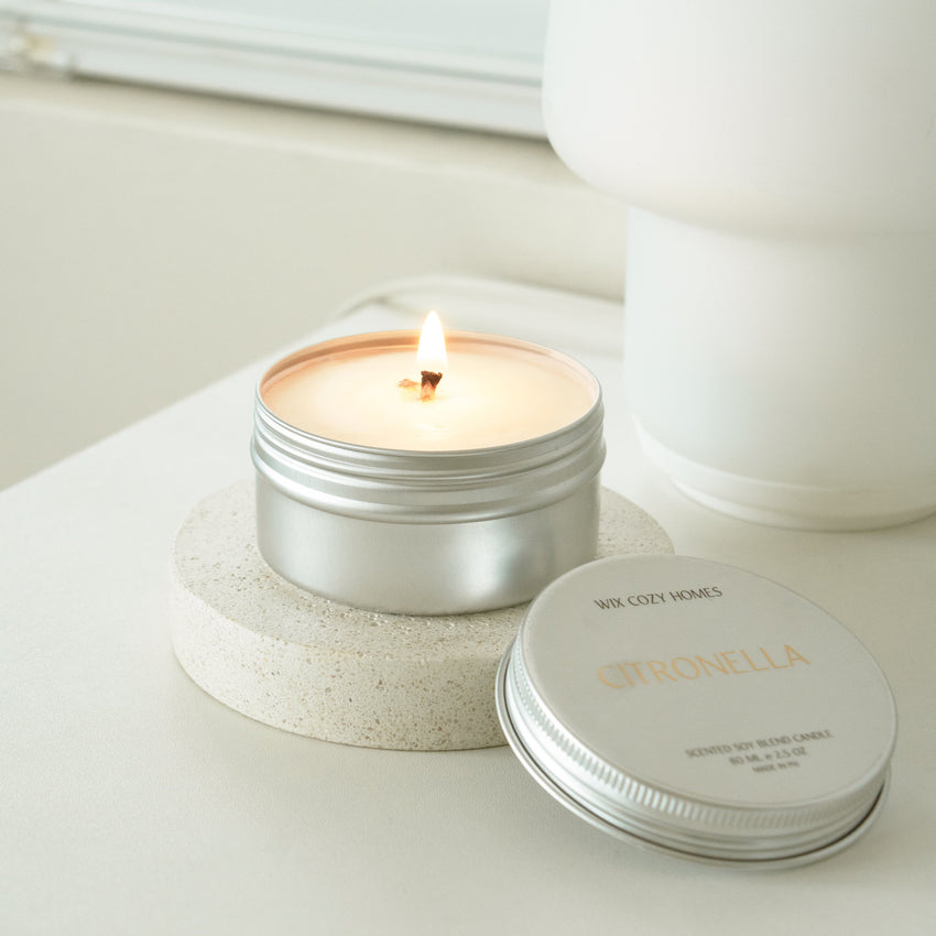 Travel Scented Soy Blend Candle